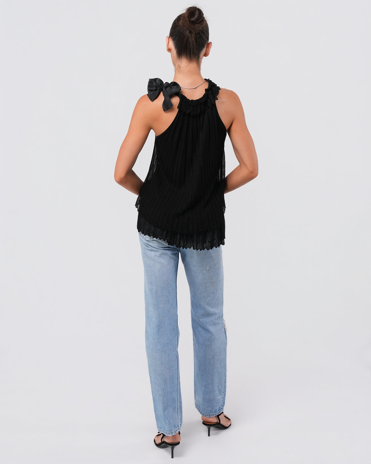 Neck-Tied Bow Top
