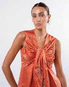 Galliano FW 2007 Embellished Silk Top