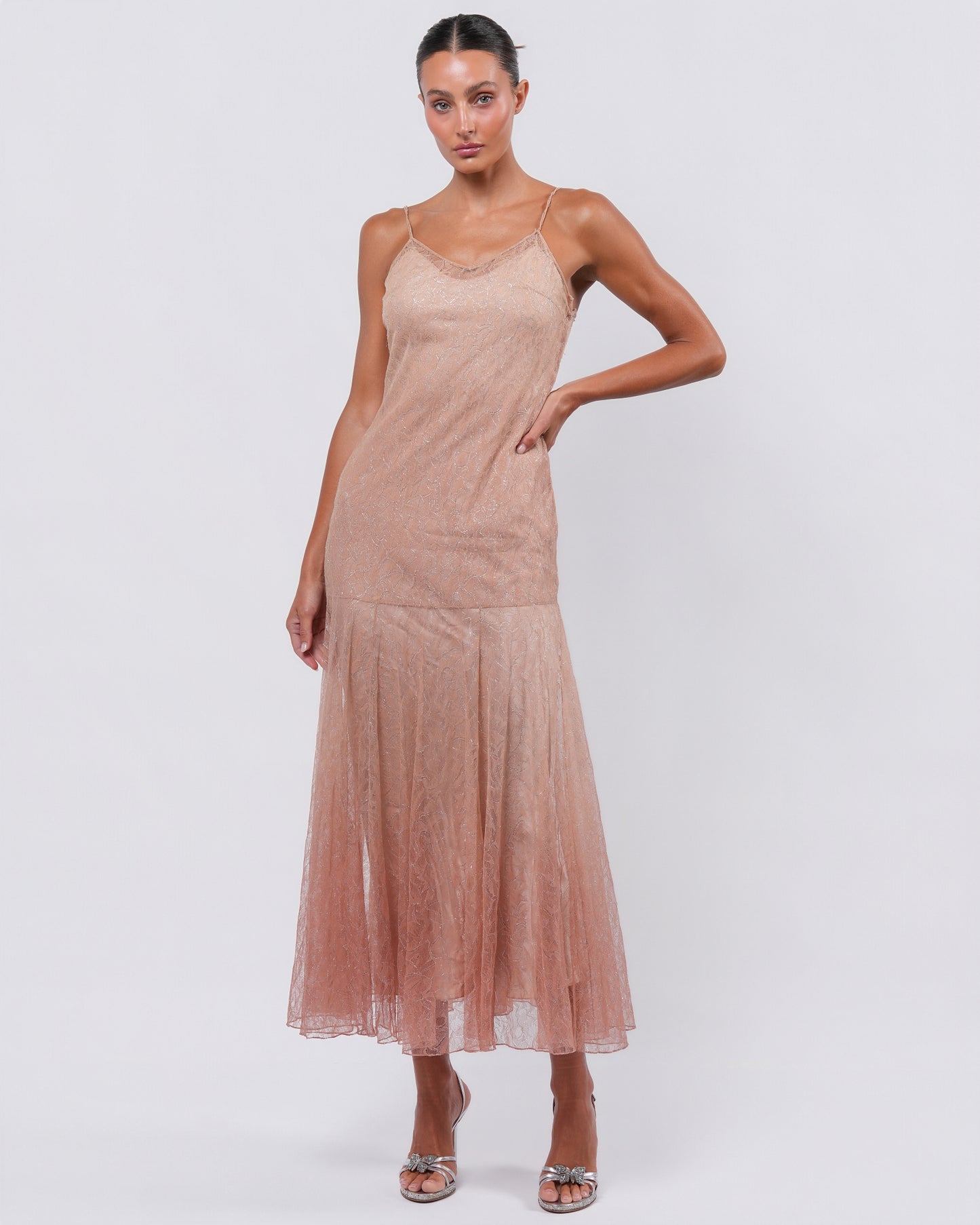 FW 2000 Ombre Lace Dress