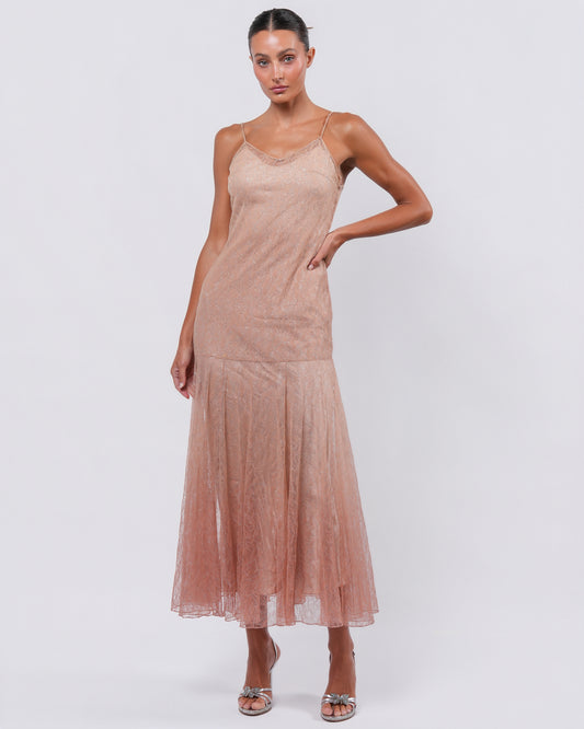 FW 2000 Ombre Lace Dress