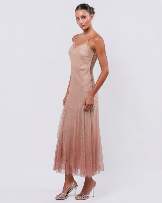 FW 2000 Ombre Lace Dress