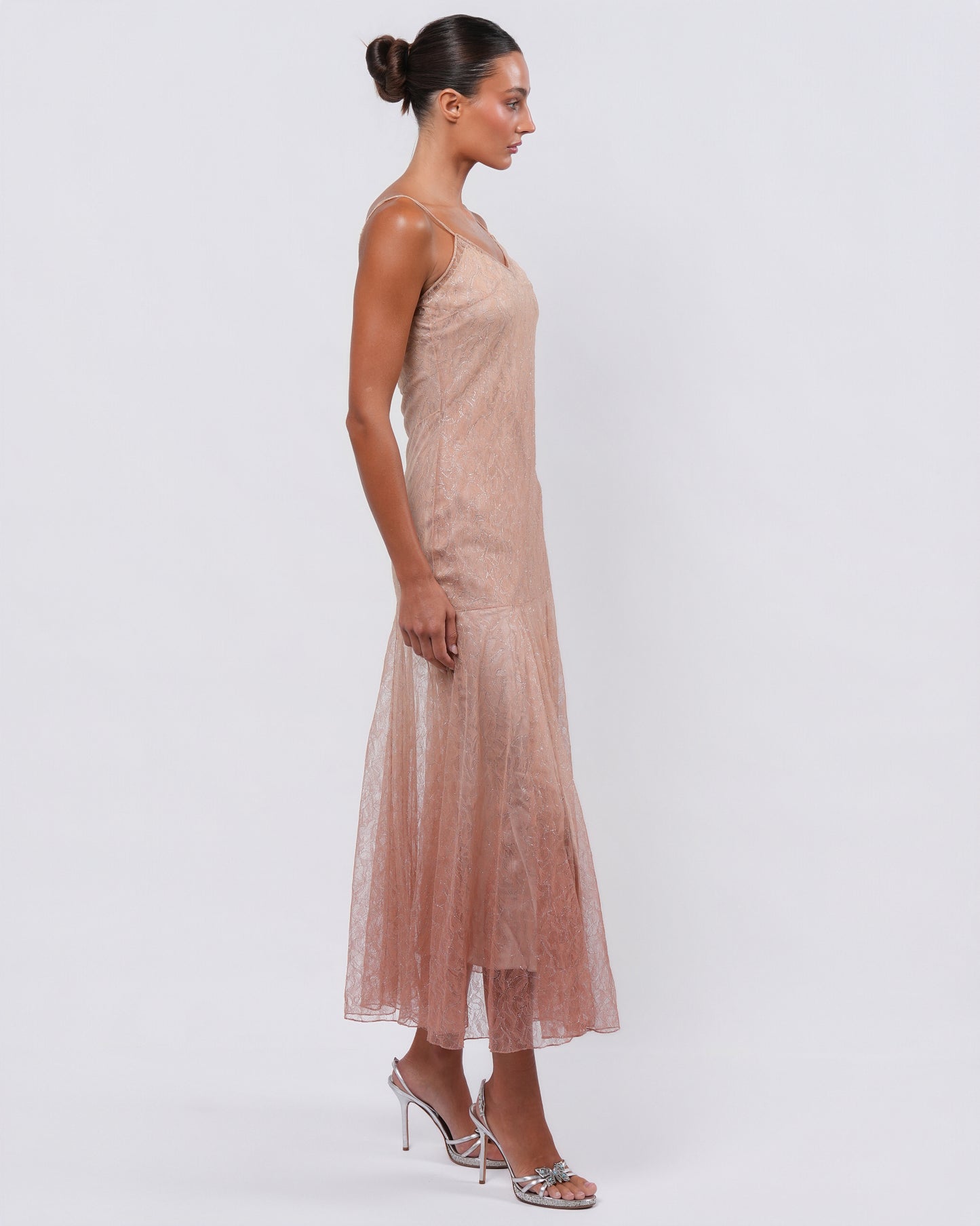 FW 2000 Ombre Lace Dress