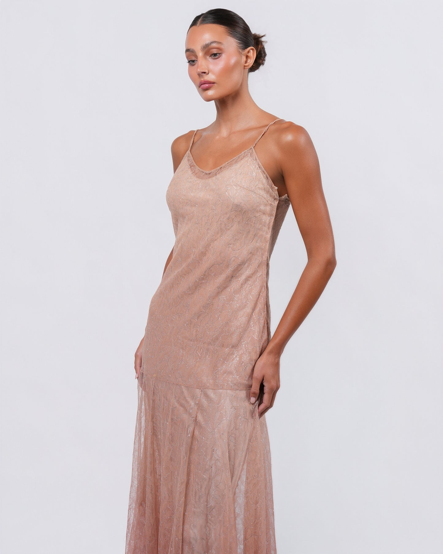 FW 2000 Ombre Lace Dress
