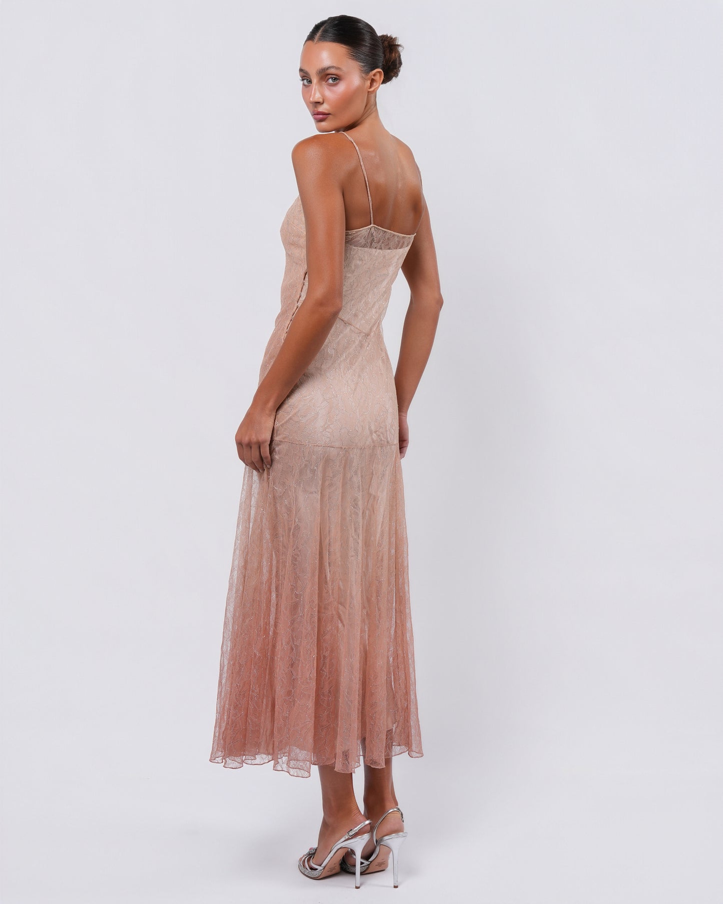 FW 2000 Ombre Lace Dress