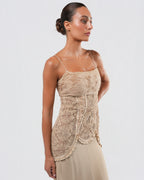 SS 2002 Silk And Lace Runway Gown