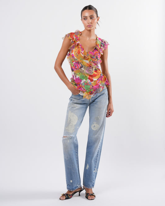 Galliano SS 2005 Silk Top