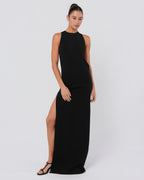 SS 2016 Open Back Dress With Lion Detail