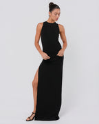 SS 2016 Open Back Dress With Lion Detail