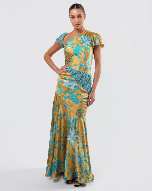 SS 2006 Embellished Silk Gown