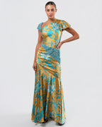 SS 2006 Embellished Silk Gown