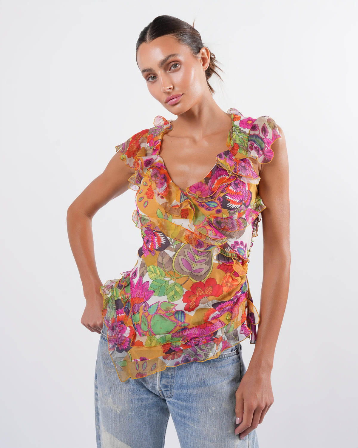 Galliano SS 2005 Silk Top