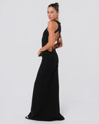 SS 2016 Open Back Dress With Lion Detail