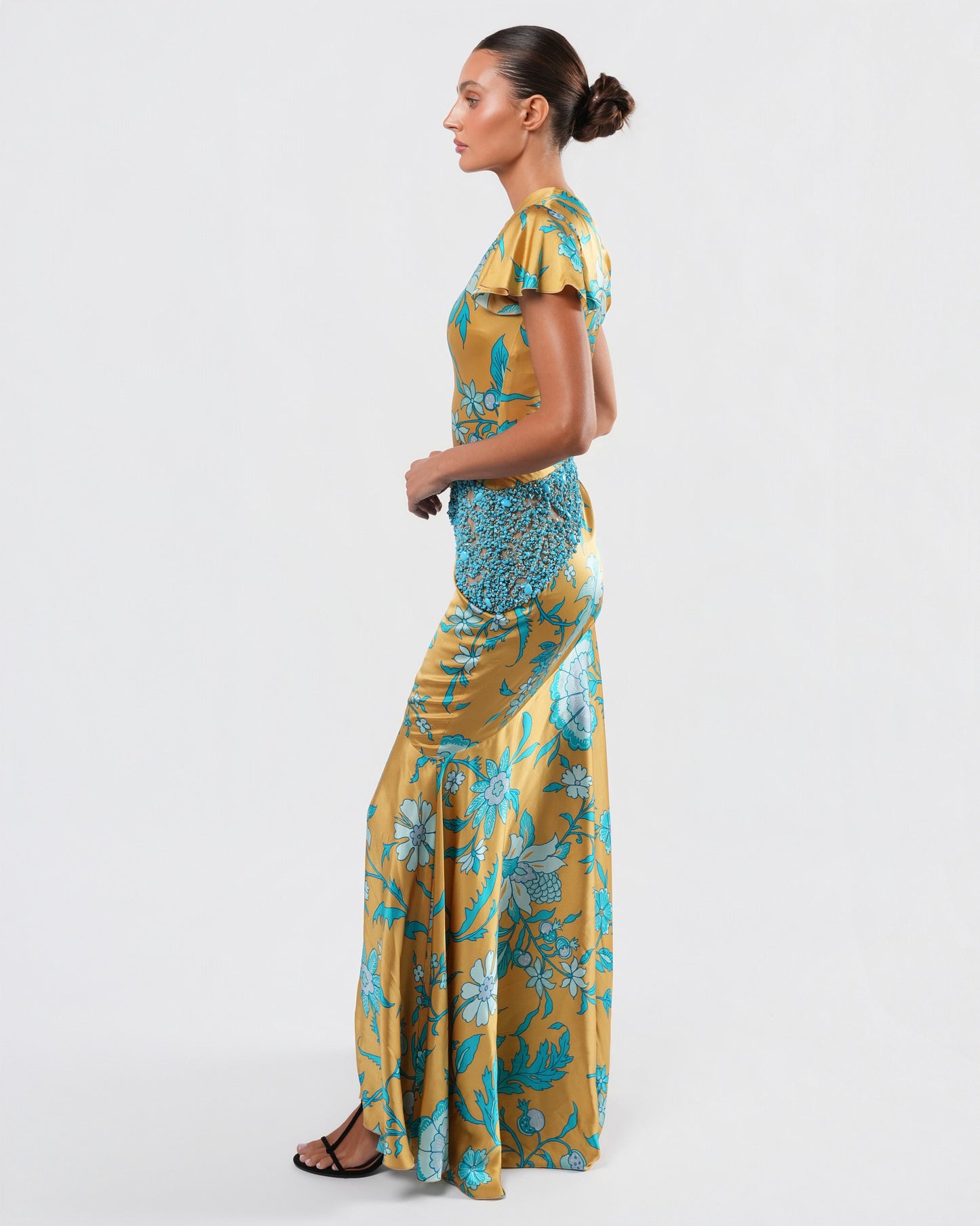 SS 2006 Embellished Silk Gown