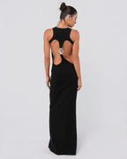 SS 2016 Open Back Dress With Lion Detail