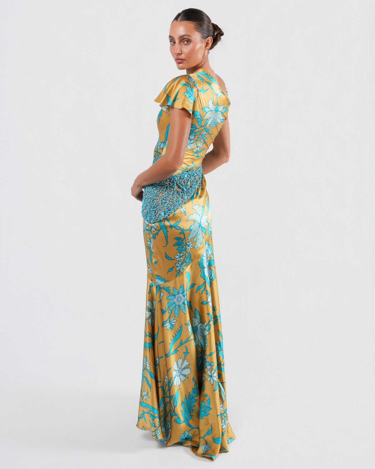SS 2006 Embellished Silk Gown
