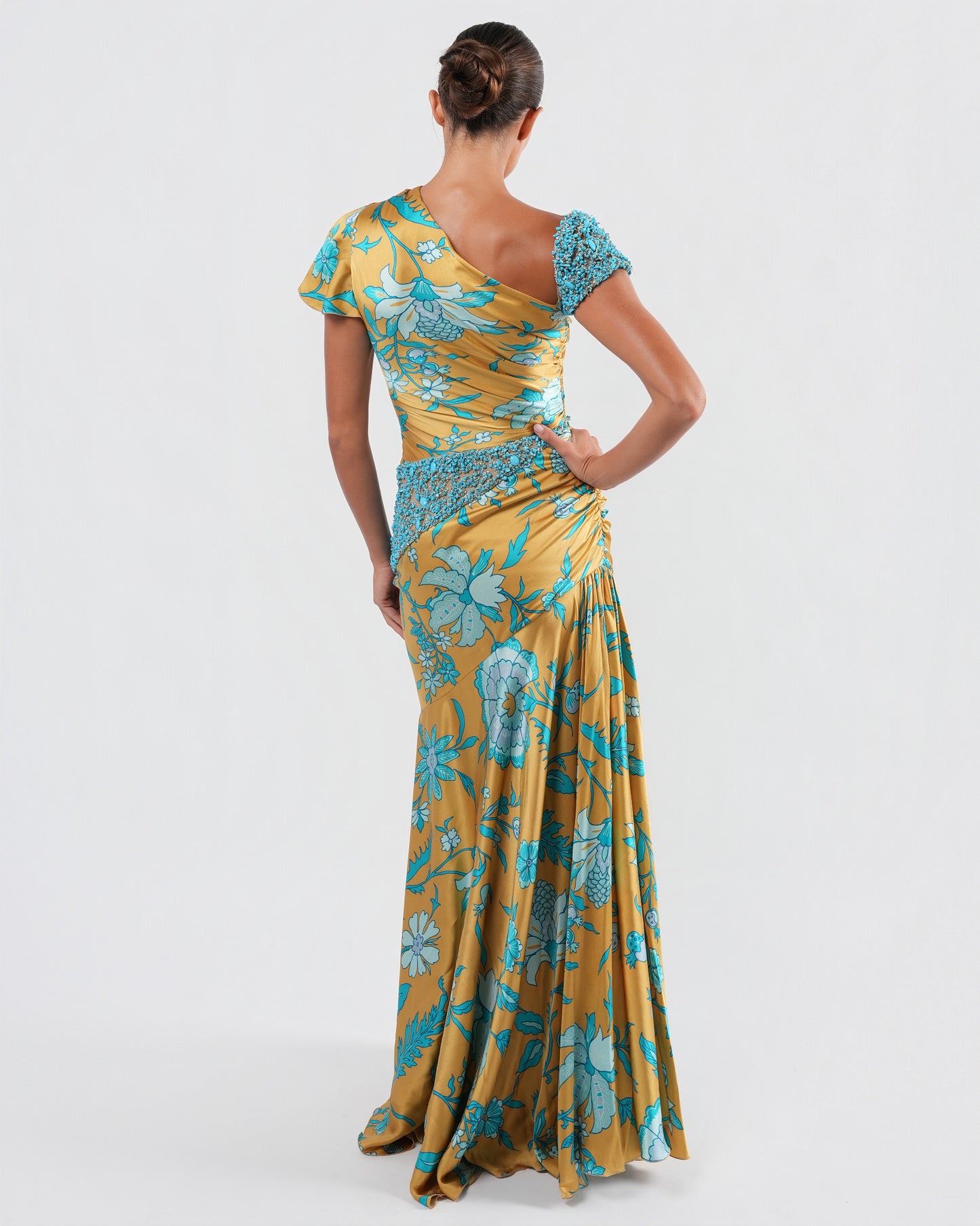 SS 2006 Embellished Silk Gown