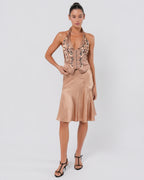 Embellished Silk Set