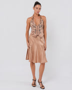 Embellished Silk Set