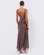 FW 1997 Runway Gown With Lace Underlayer