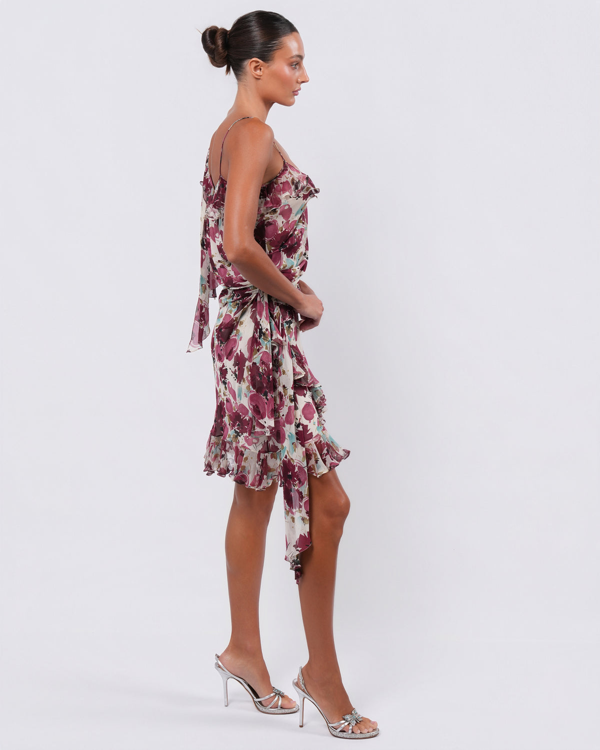 FW 2003 Floral Silk Dress