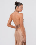 Embellished Silk Set