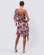 FW 2003 Floral Silk Dress