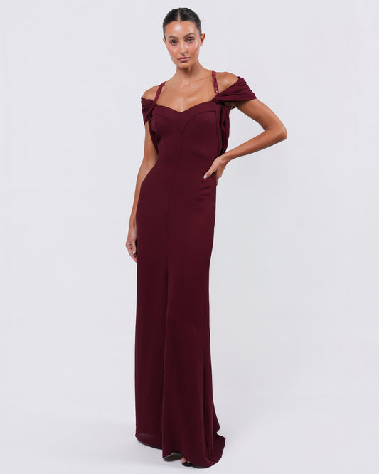 FW 2005 Bead Embellished Silk Gown