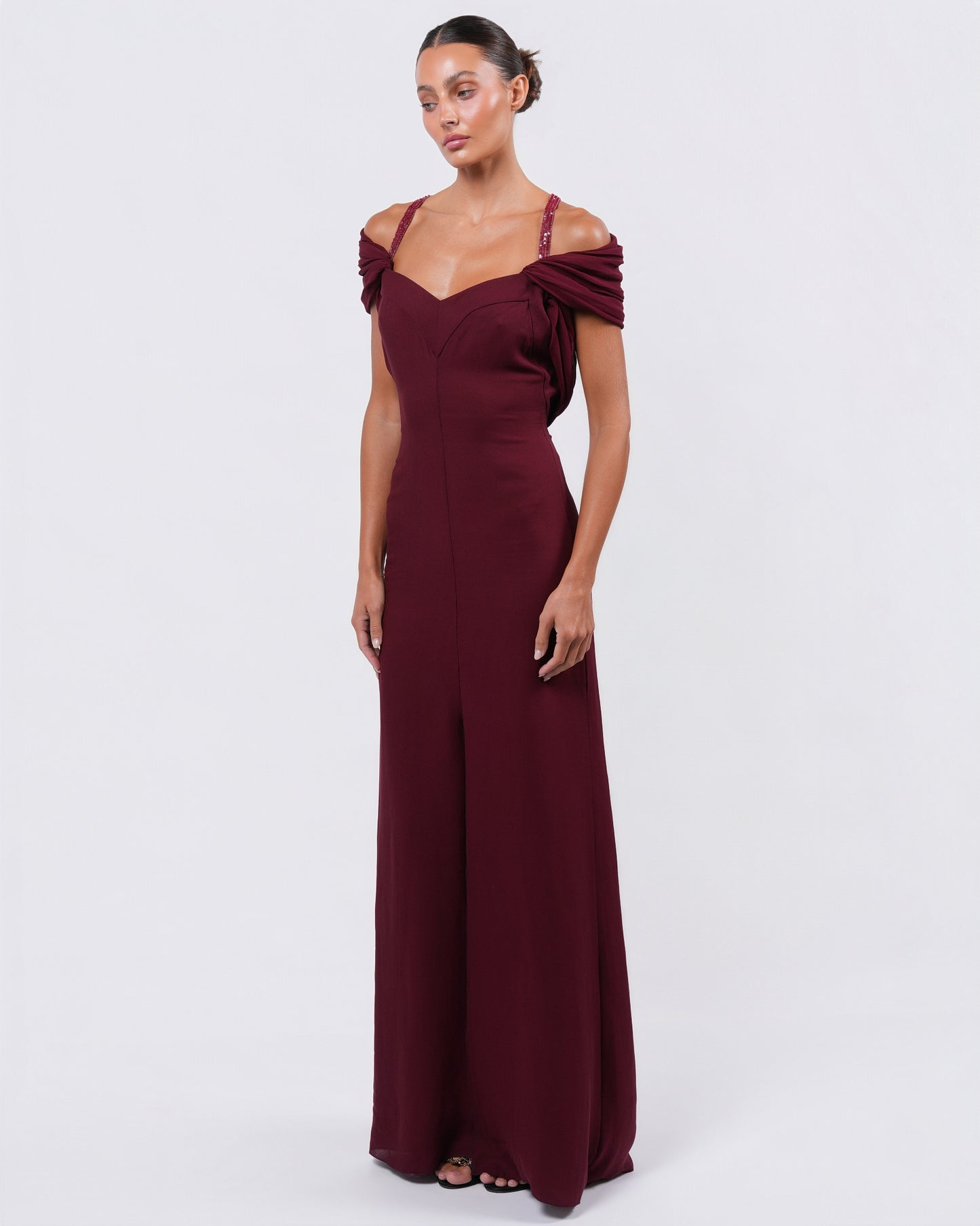 FW 2005 Bead Embellished Silk Gown