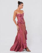 1990s Floral Embellished Set