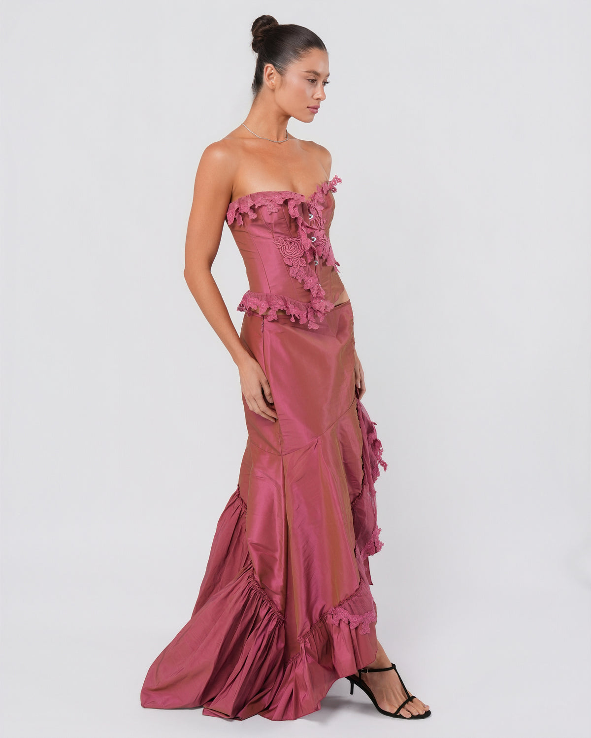 1990s Floral Embellished Set