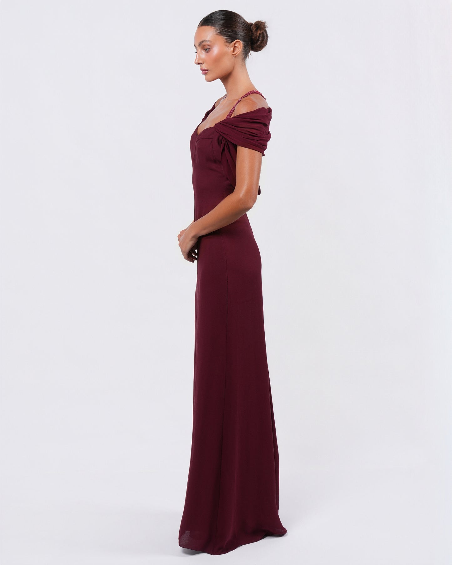 FW 2005 Bead Embellished Silk Gown
