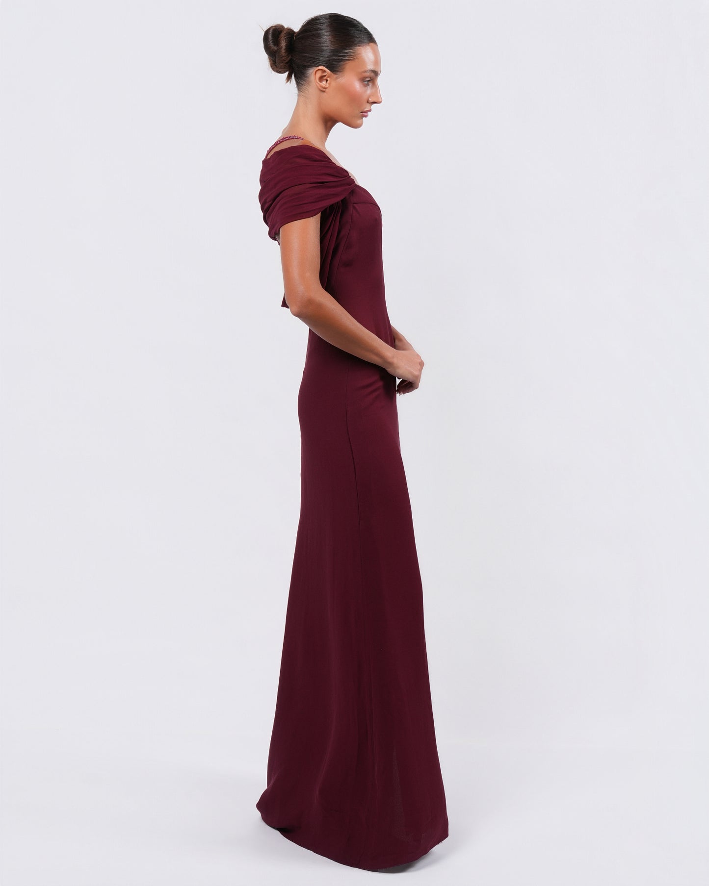 FW 2005 Bead Embellished Silk Gown