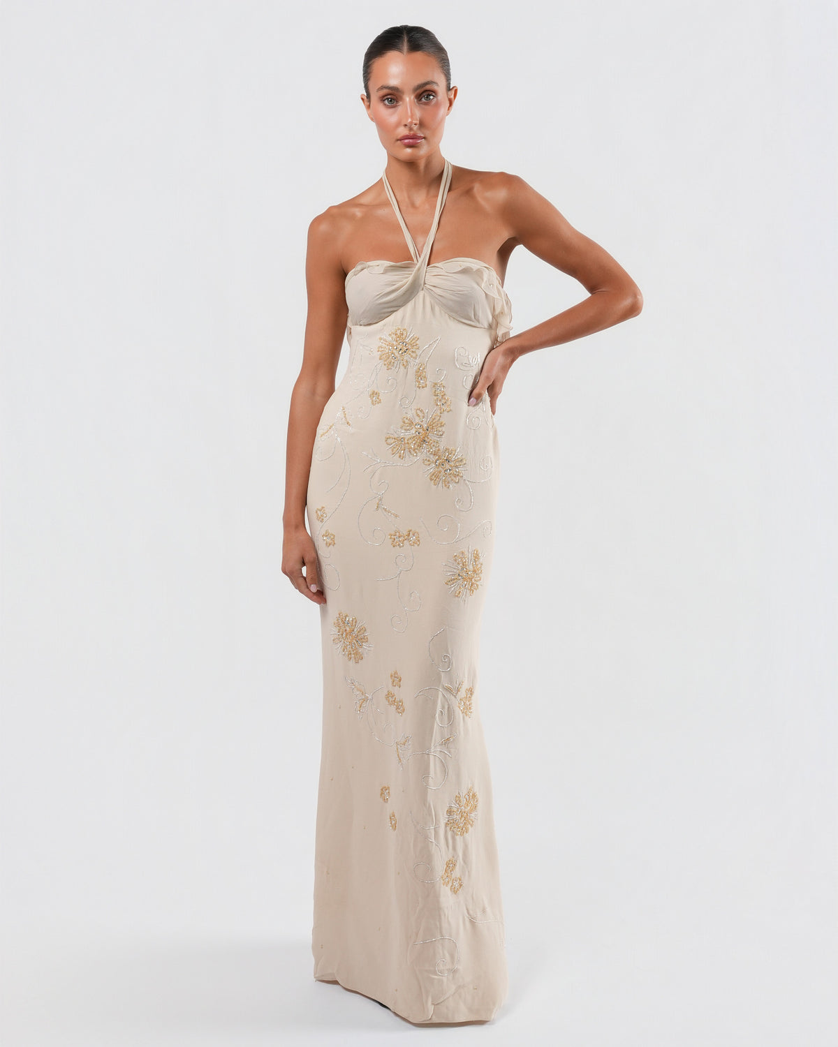 SS 1999 Sample Embellished Gown