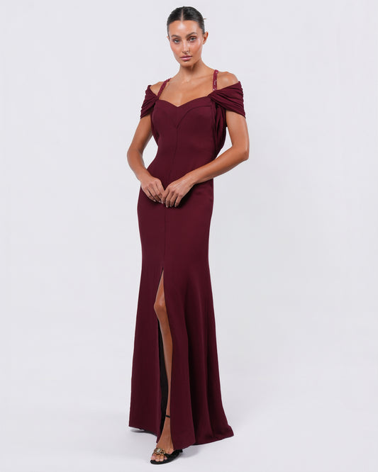FW 2005 Bead Embellished Silk Gown