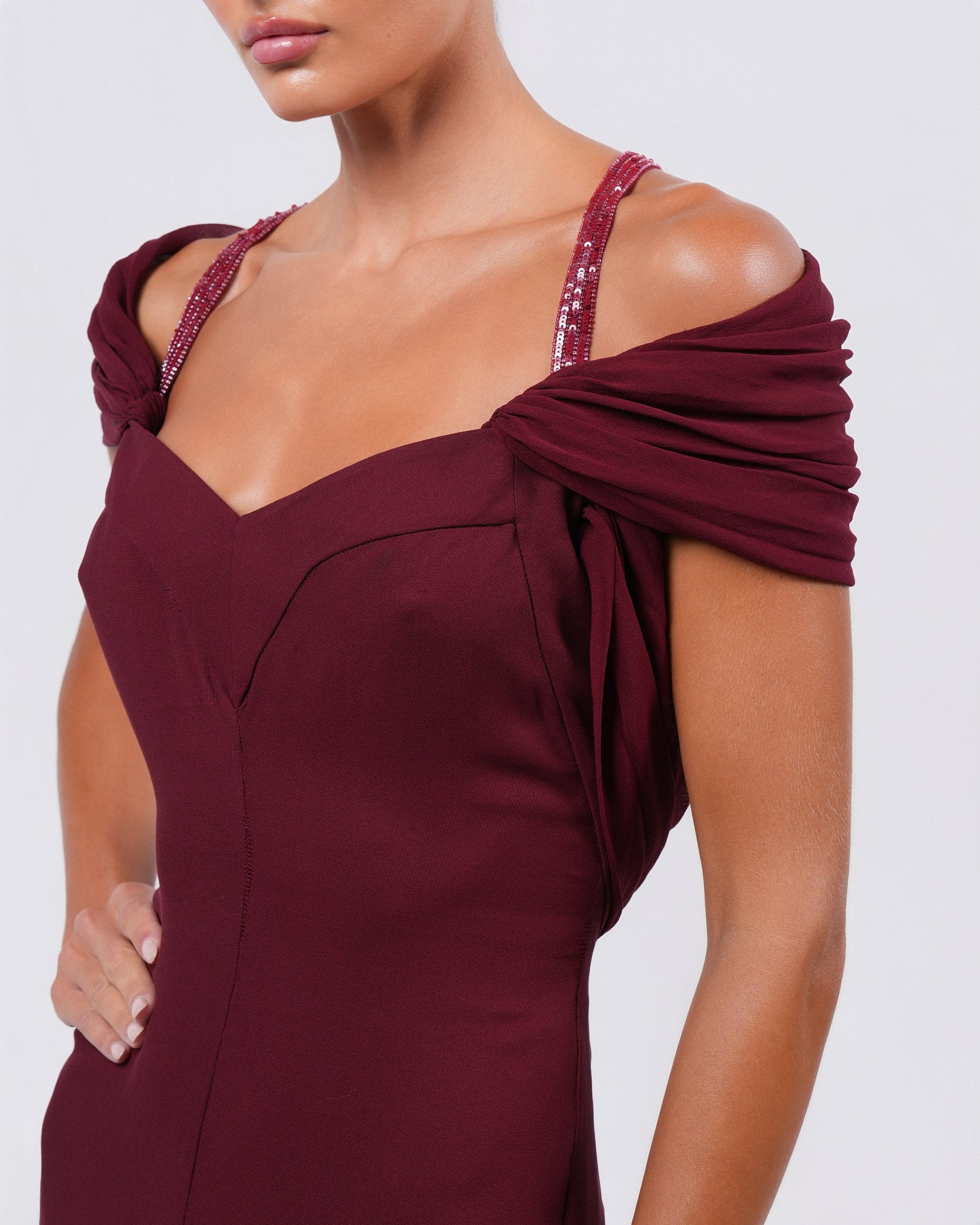 FW 2005 Bead Embellished Silk Gown