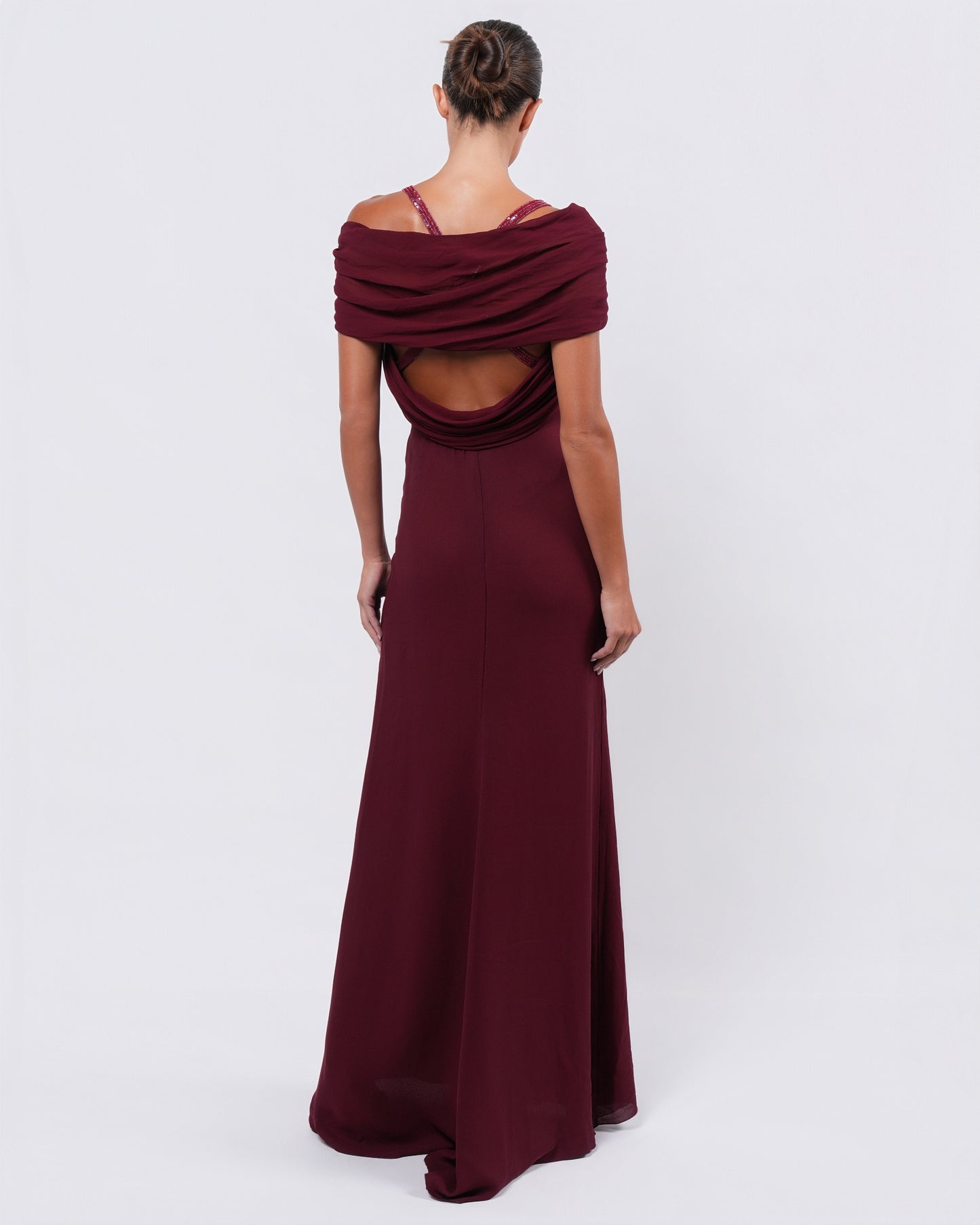 FW 2005 Bead Embellished Silk Gown