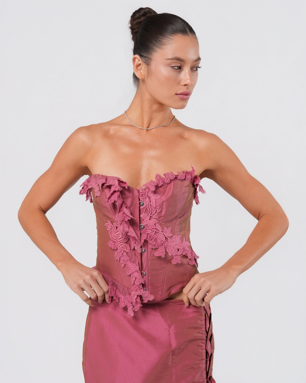 1990s Floral Embellished Set