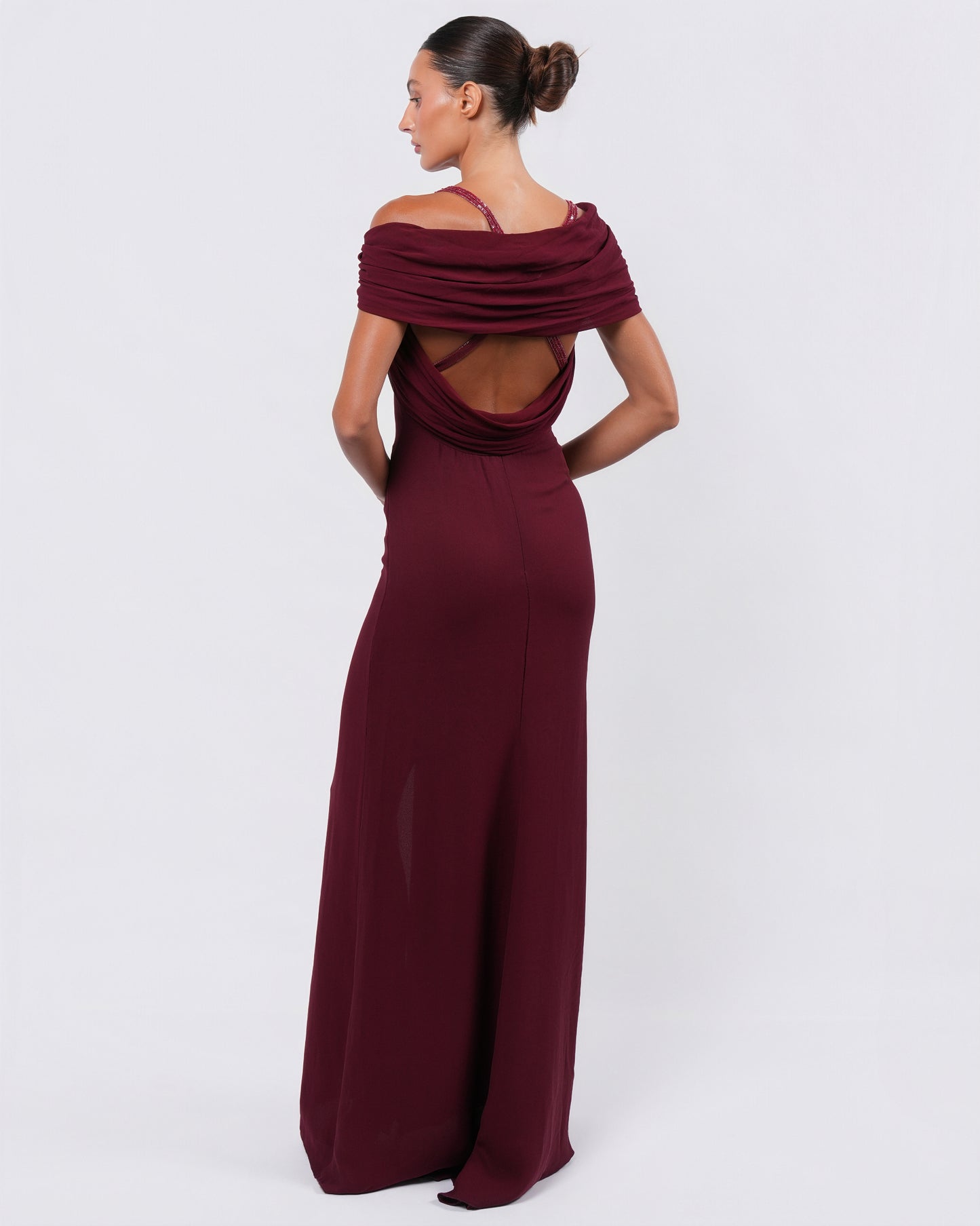 FW 2005 Bead Embellished Silk Gown