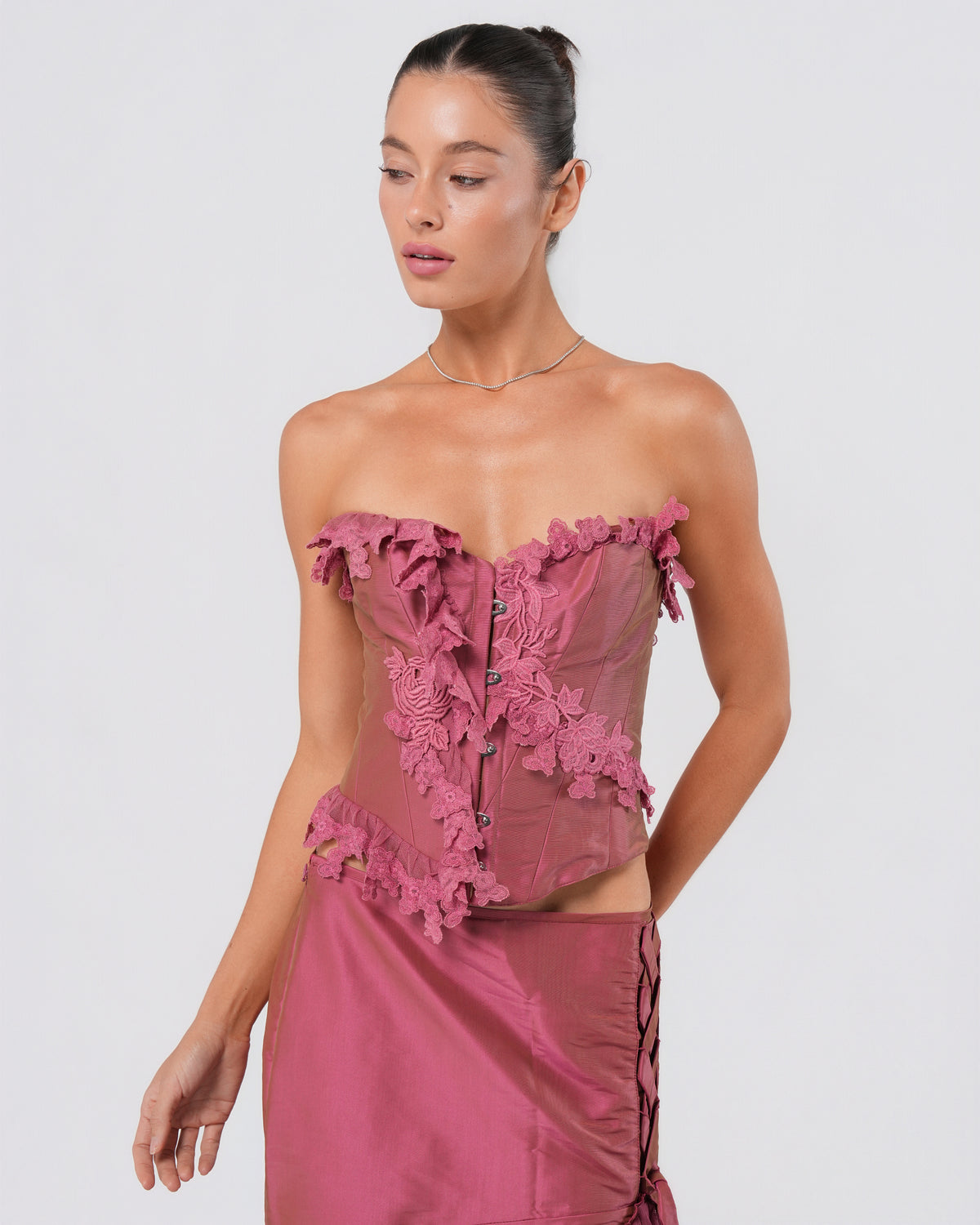 1990s Floral Embellished Set