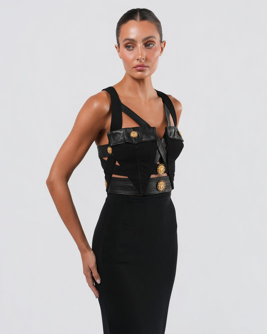 FW 1992 "Miss S & M" Bustier And Skirt