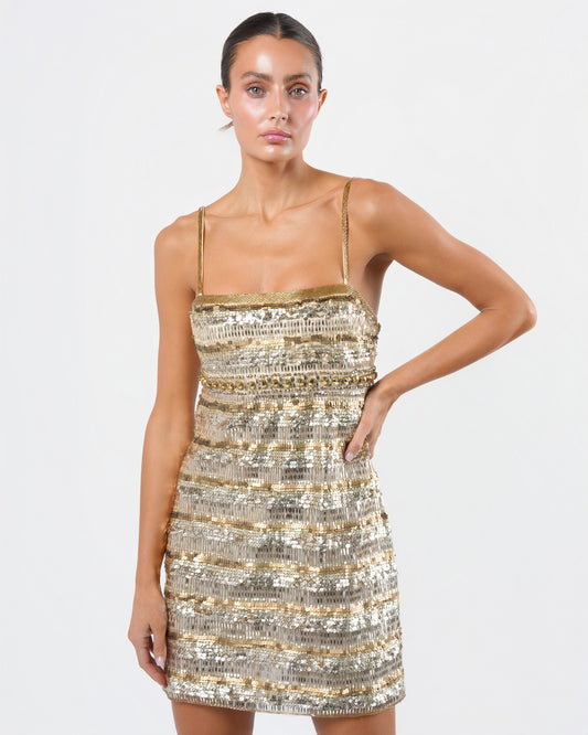 Sequined Mini Dress