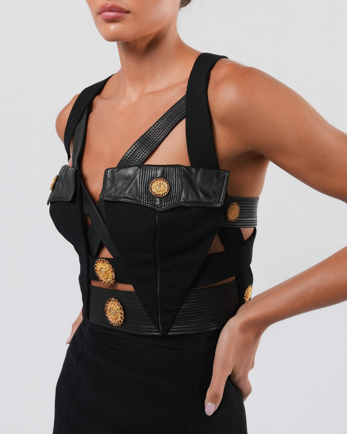 FW 1992 "Miss S & M" Bustier And Skirt