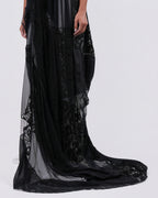 SS 1994 Draped Lace Gown