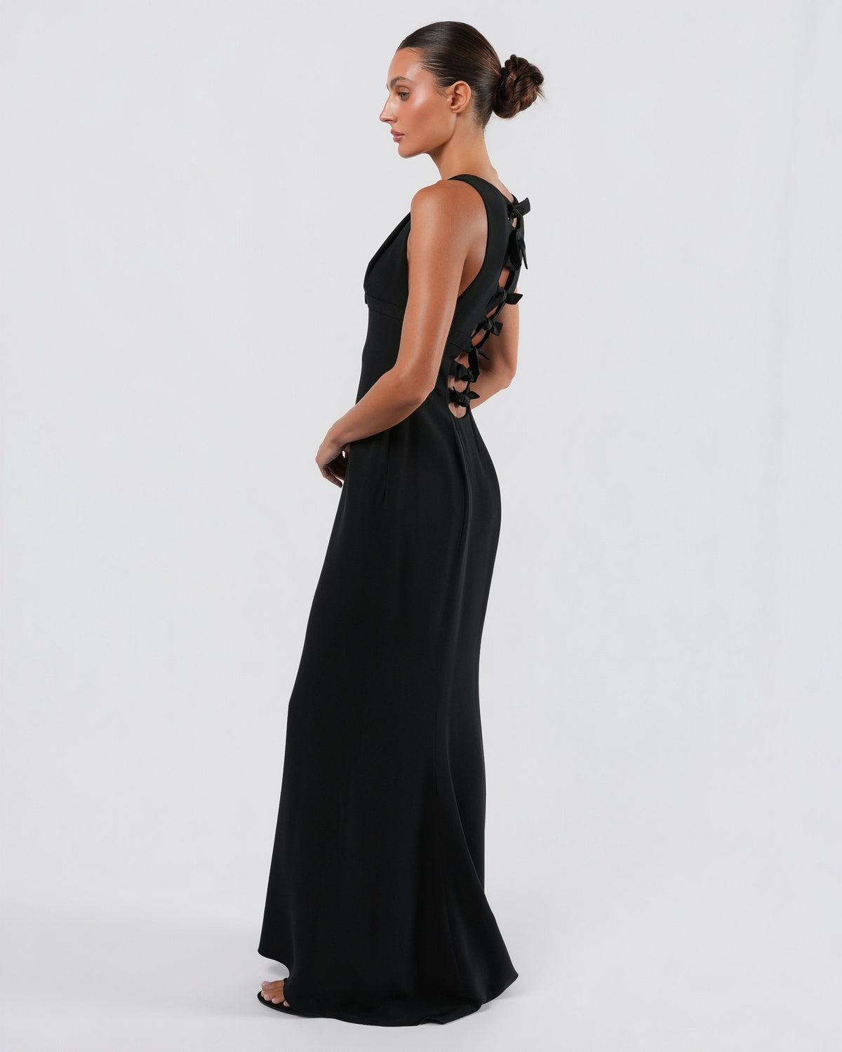 SS 2008 Bow Embellished Gown