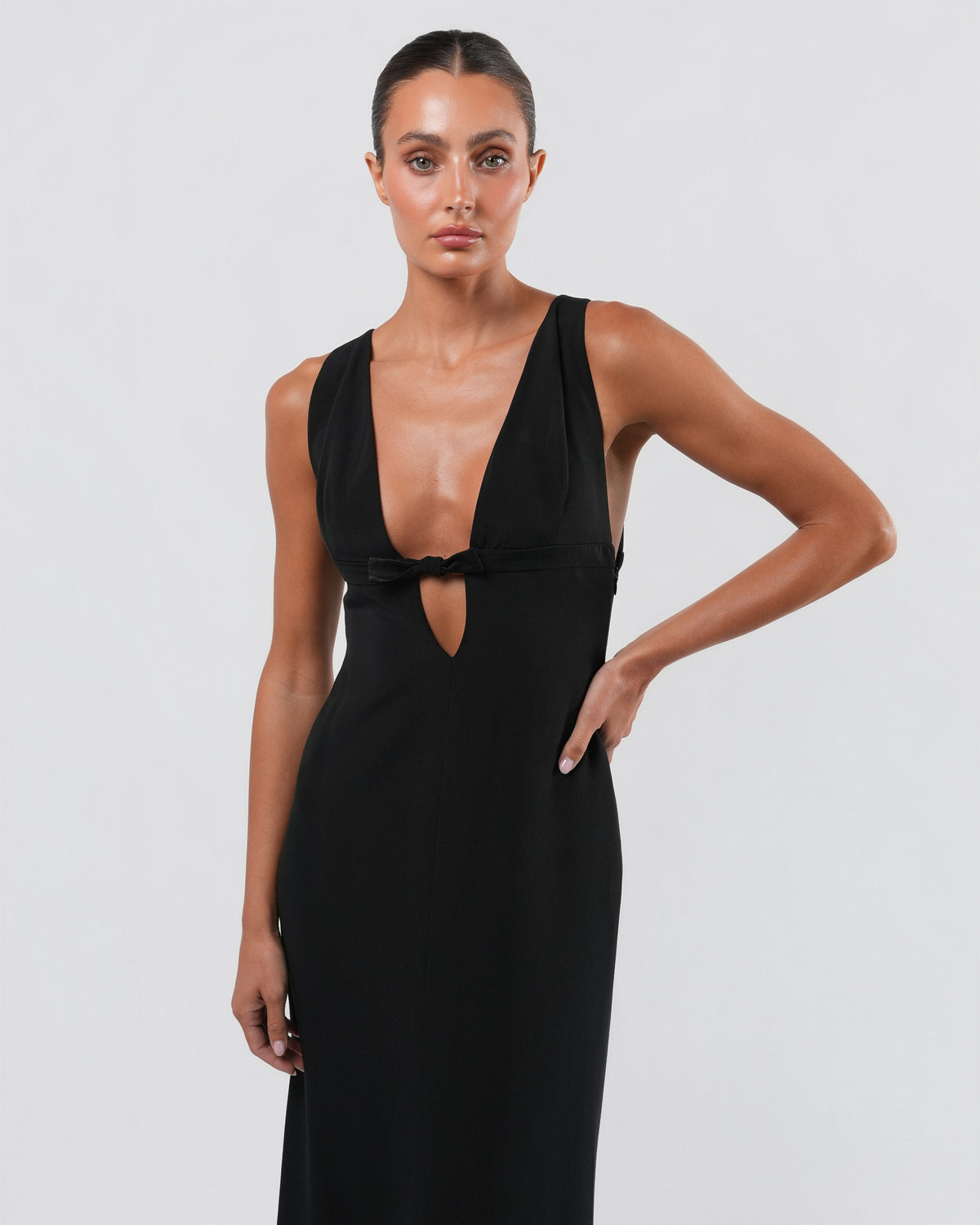 SS 2008 Bow Embellished Gown