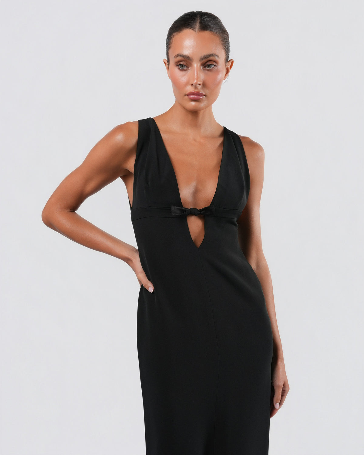 SS 2008 Bow Embellished Gown