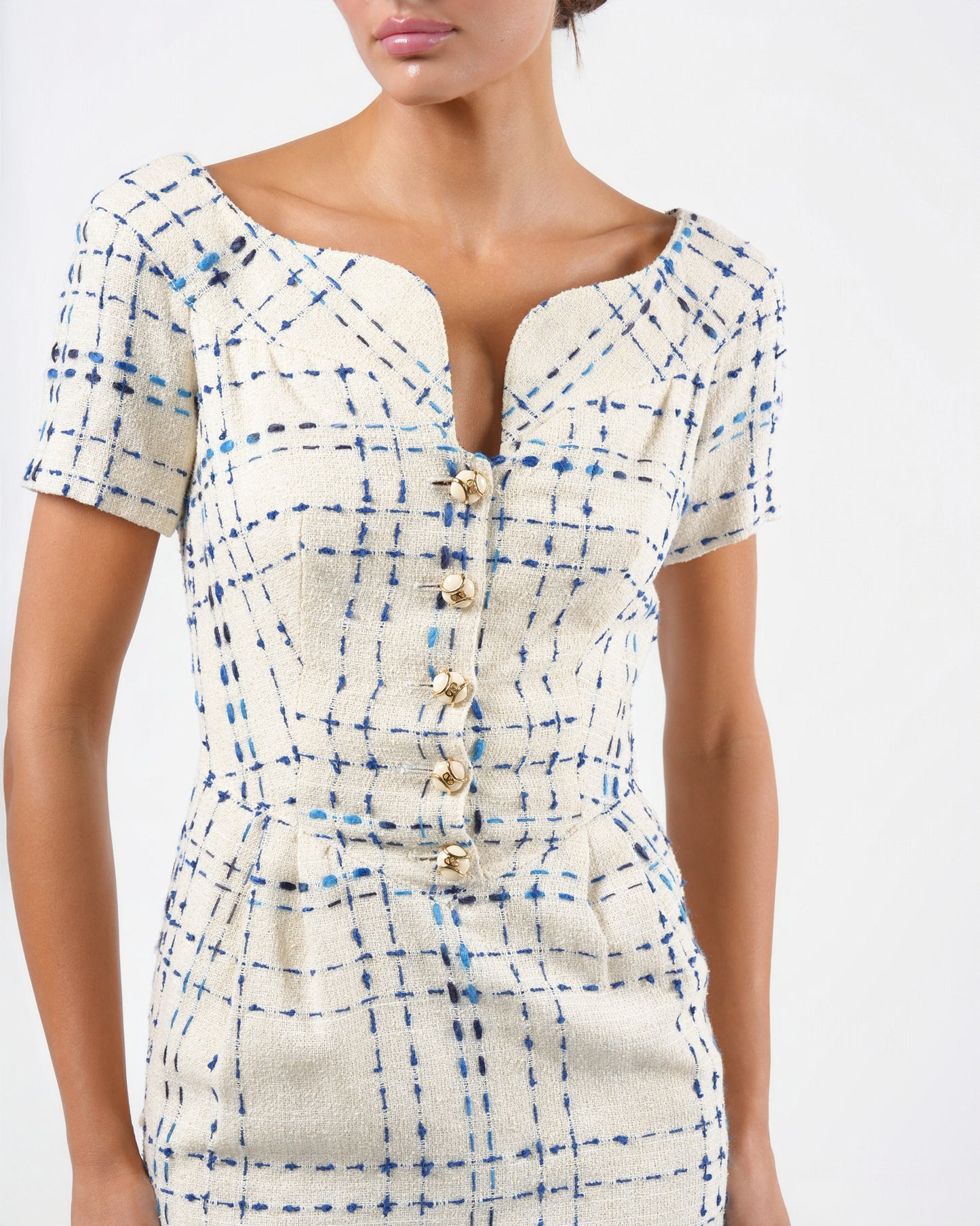 SS 1995 Tweed Runway Dress