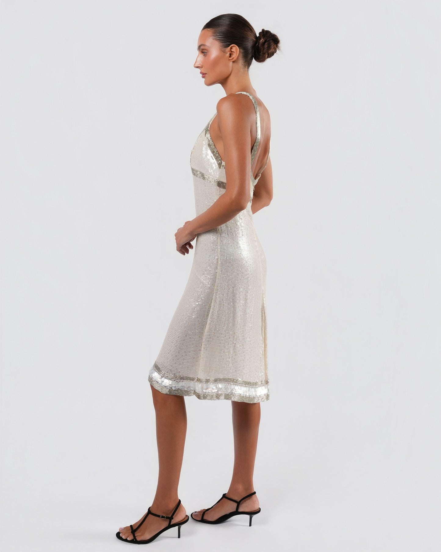 SS 2004 Runway Beaded And Sequined Dress