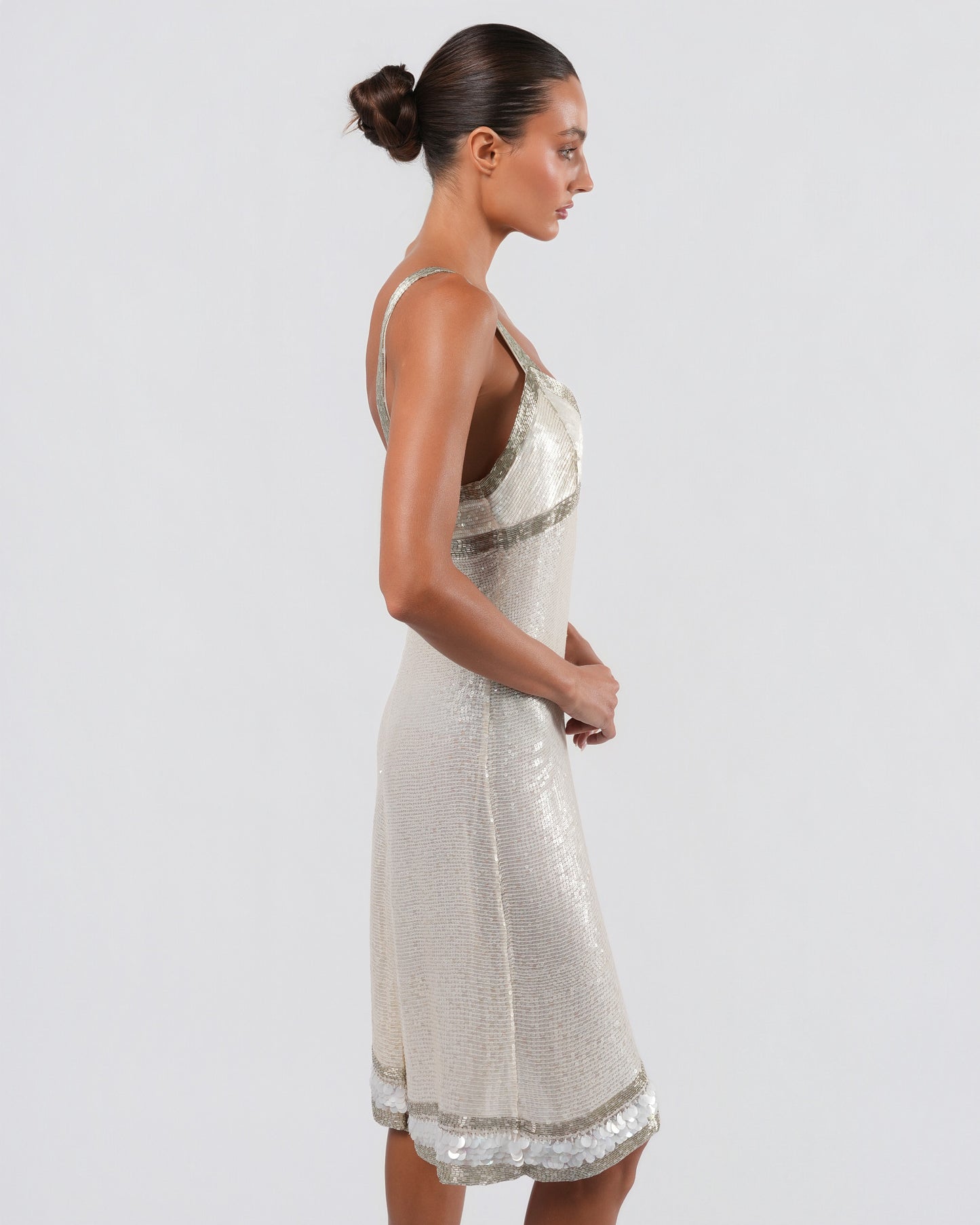 SS 2004 Runway Beaded And Sequined Dress