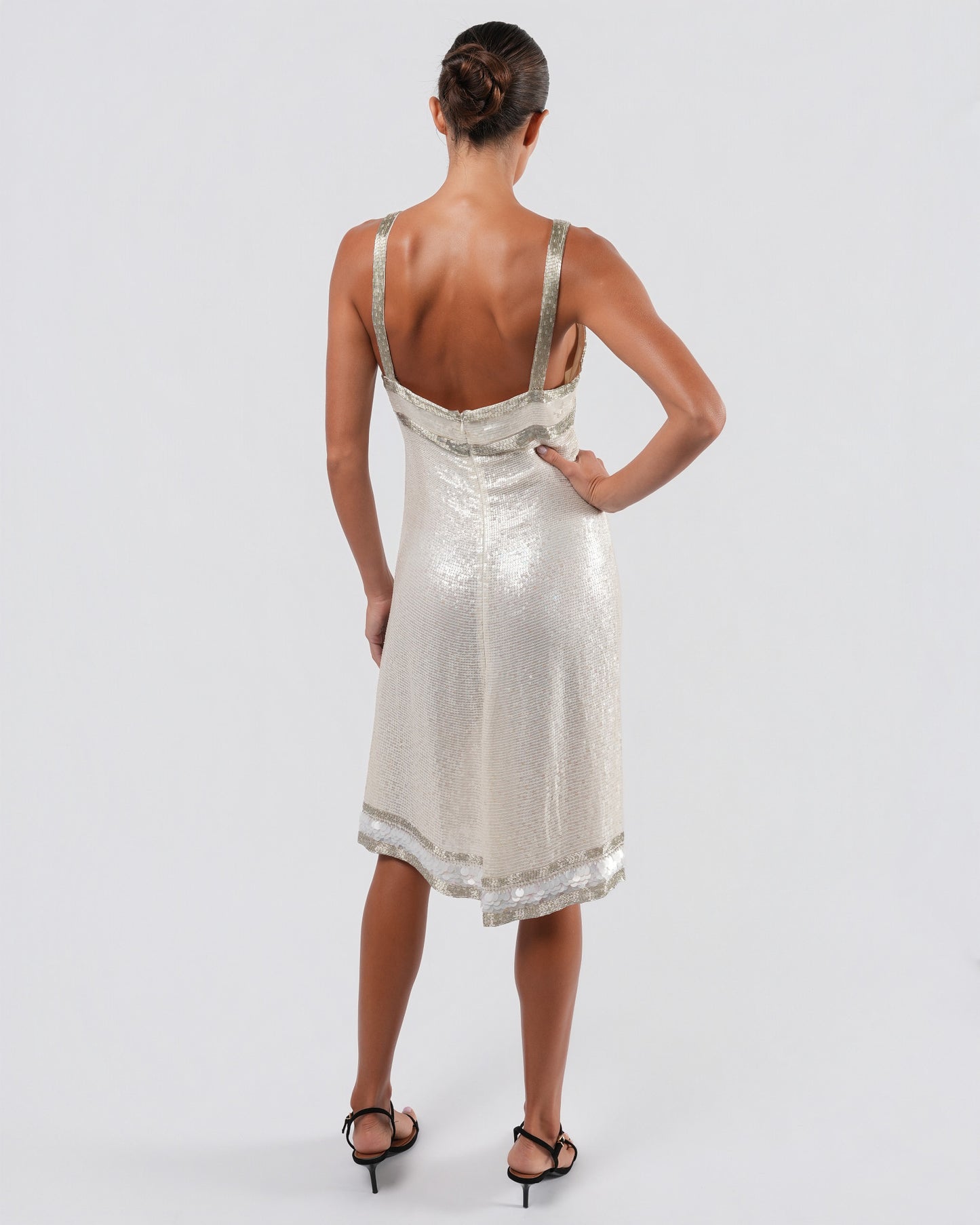 SS 2004 Runway Beaded And Sequined Dress